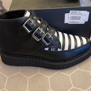 TUK NIB striped boots